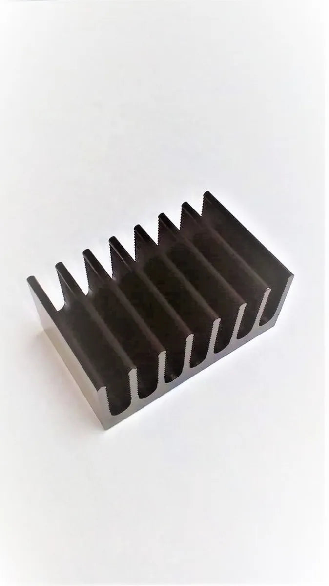 Disipador De Calor Acanalado, Aluminio Diversas Aplicaciones