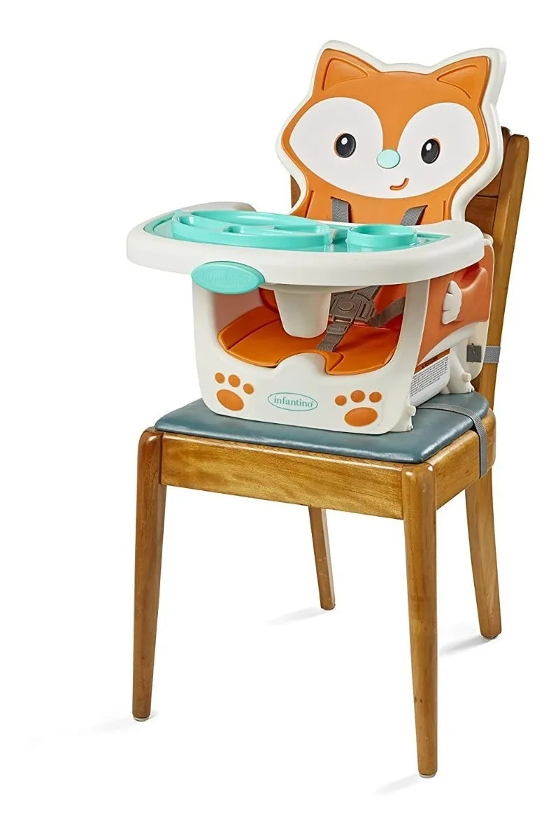 Silla Comedor Bebe Infantino 4 En 1 Zorrito Envio Hoy Grow With Me