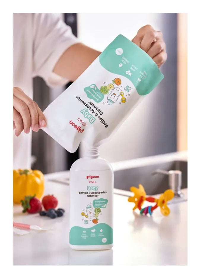 Limpiador De Teteros Y Accesorios Eco 450ml Pigeon