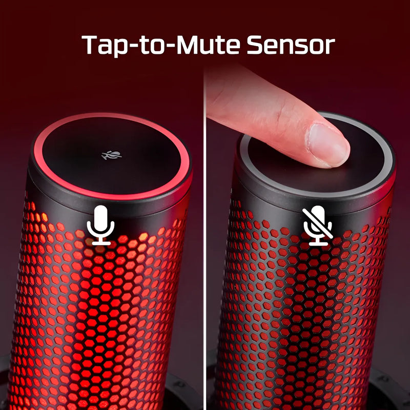 Micrófono Usb Hyperx Quadcast 2 Para Juegos, Streaming