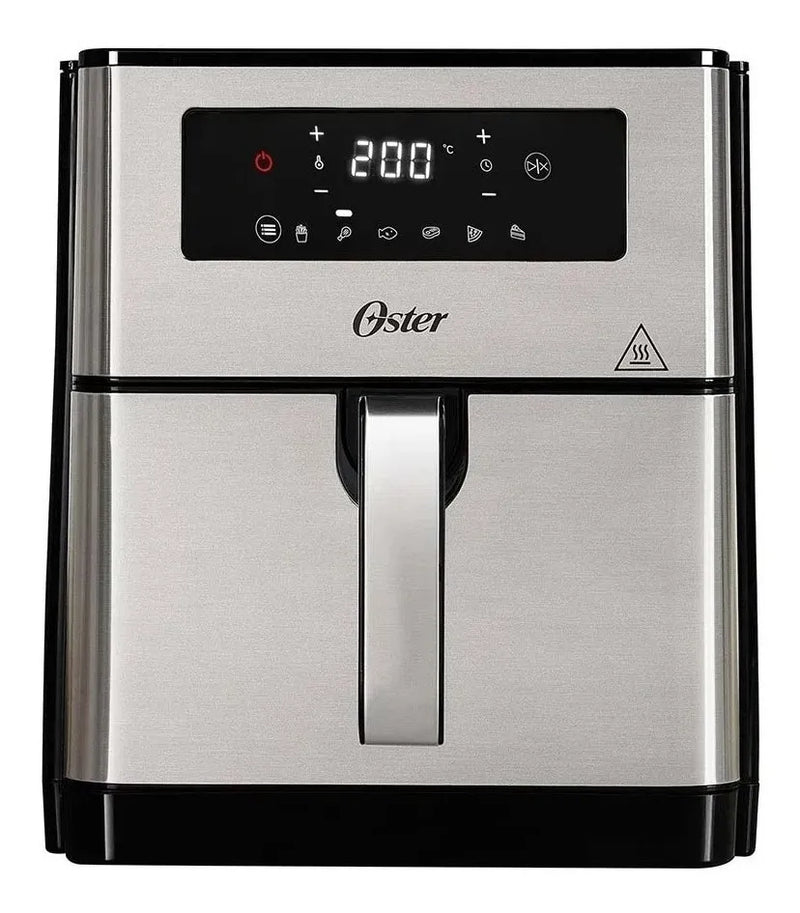 Freidora De Aire Digital Oster® Con Capacidad De 9l Ckstaf90 Color Plateado
