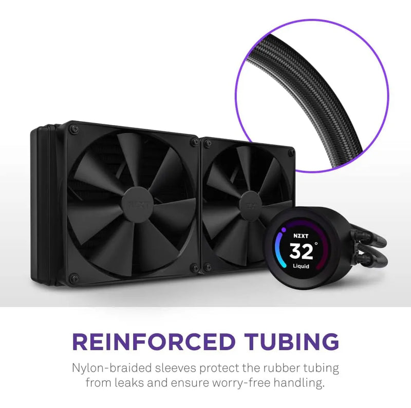Nzxt Kraken Elite 280 - Rl-kn28e-b1- Radiador Líquido Par...