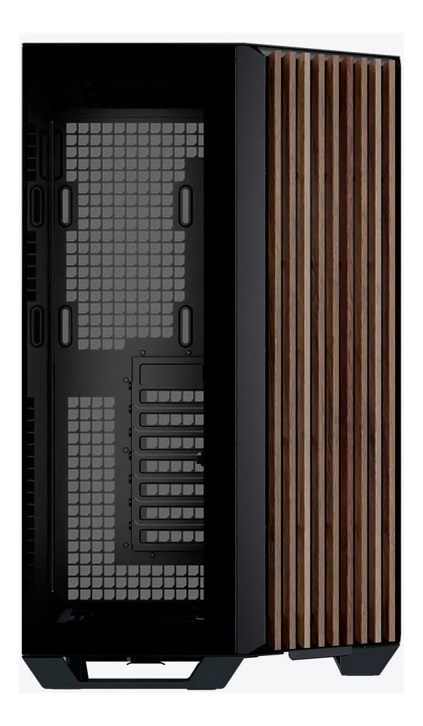 Gabinete Gamer Apnx V1 Negro Wood V1-w-bk-v1 Alta Gama