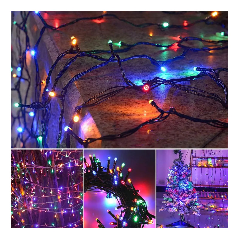 Luces Navideñas Recargable Energía Solar Luces Multicolor
