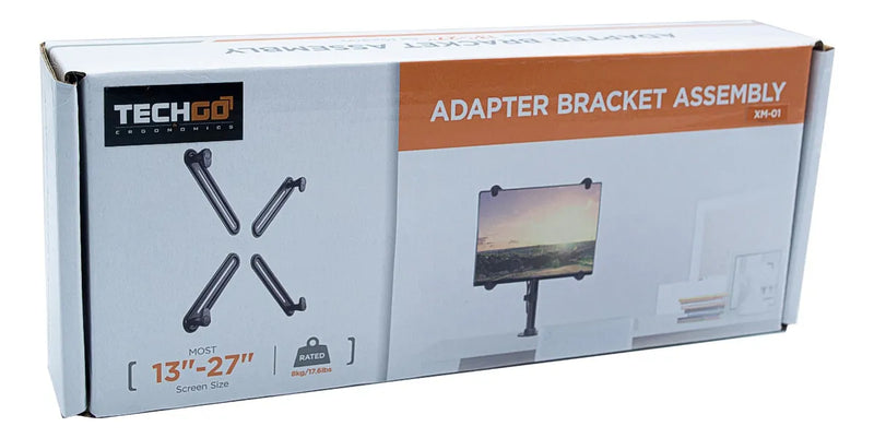 Kit Adaptadores Monitores No-vesa (sin Huecos), Techgo Xm-01 Negro