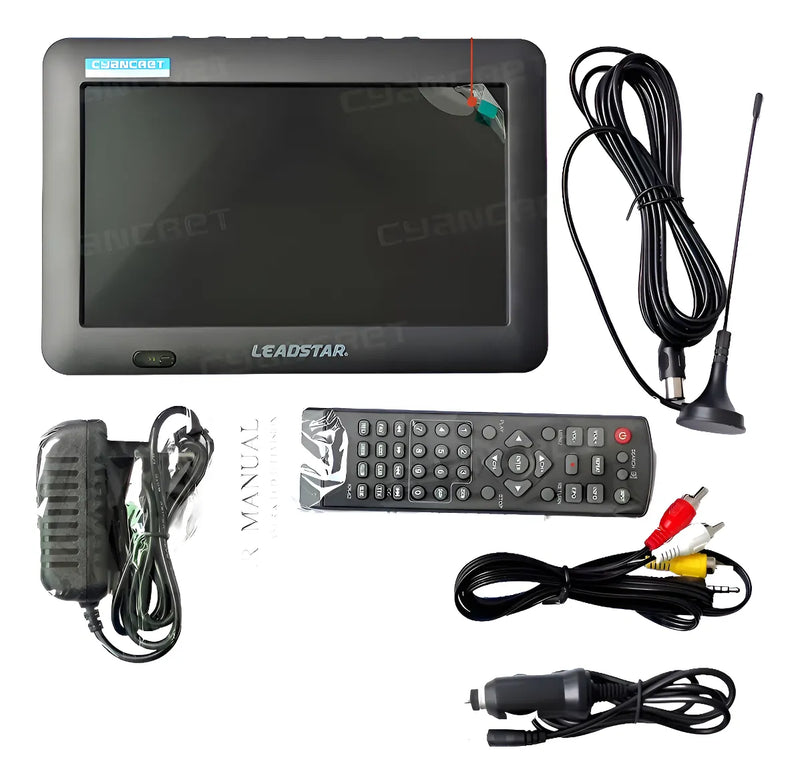 Tv Portatil Tdt 8 Colombia Leadstar Usb Bateria Recargable