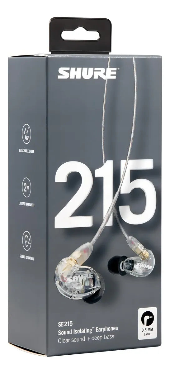 Audífonos In Ear Shure Se215-cl Con Cable Para Monitoreo