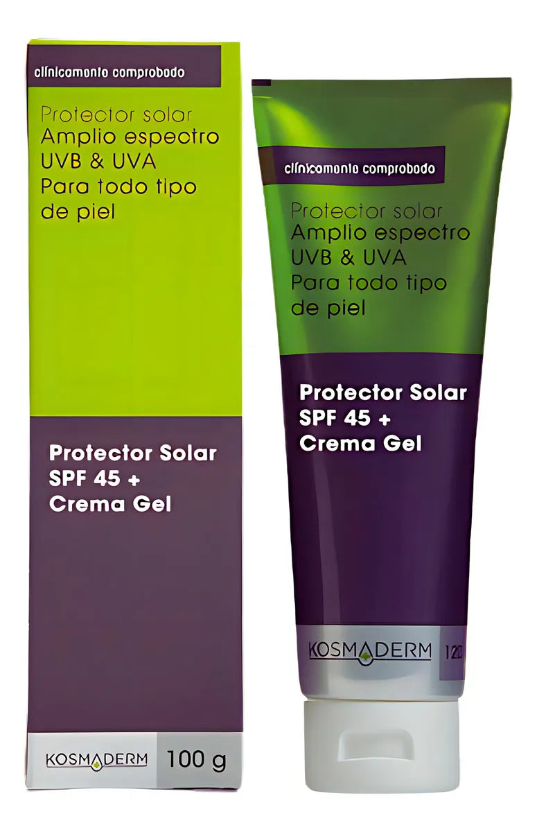 Protector solar infantil Kosmaderm Protector Solar Protector solar 45 45FPS en gel crema