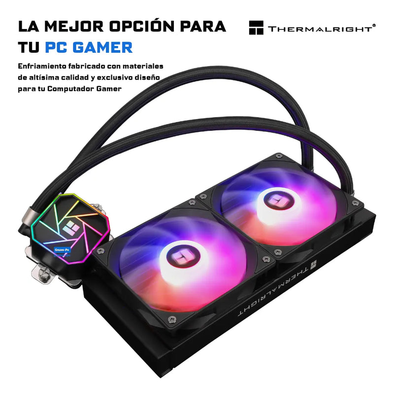 Enfriamiento Liquido Ta Pc Cpu 240mm Argb Lga 1700 Am5 Am4