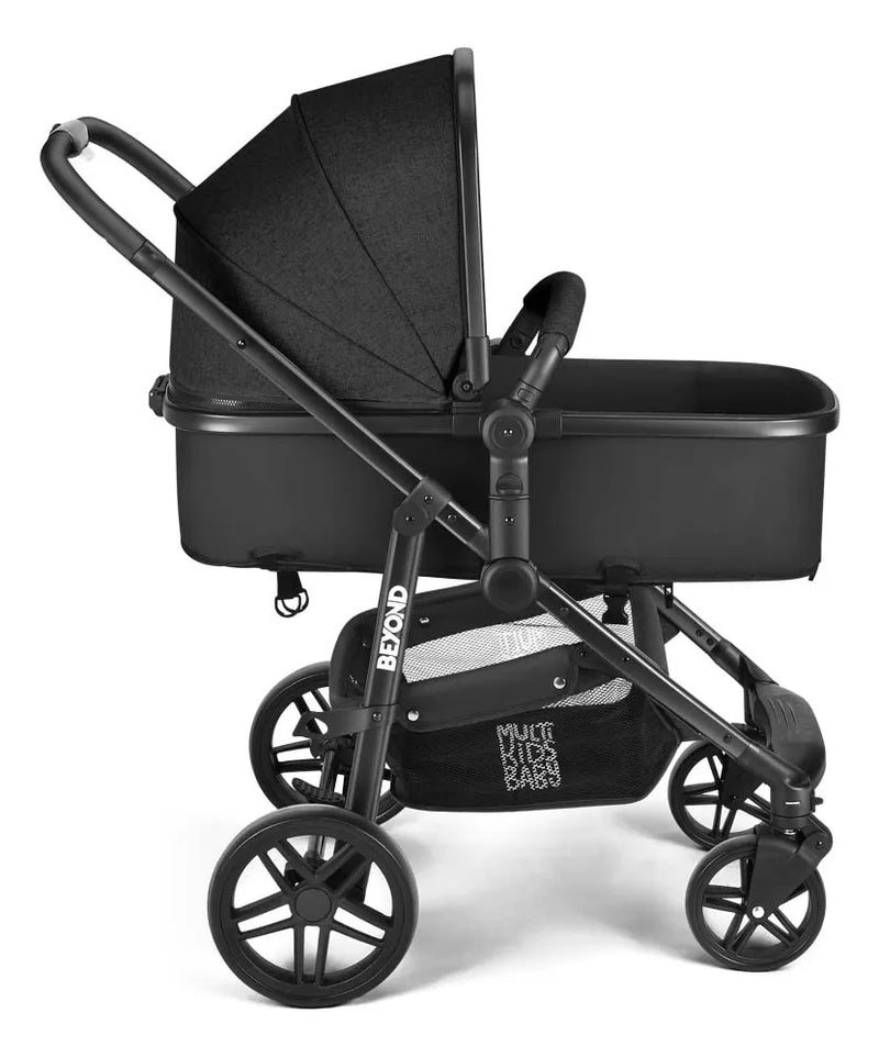 Coche Moises Y Travel System Beyond Negro 2 En 1