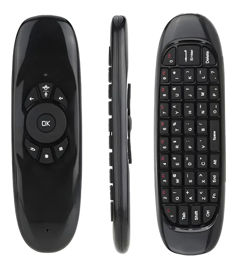 Mini Teclado Inalambrico Air Recargable Gadnic Mouse Color del mouse Negro Color del teclado Negro