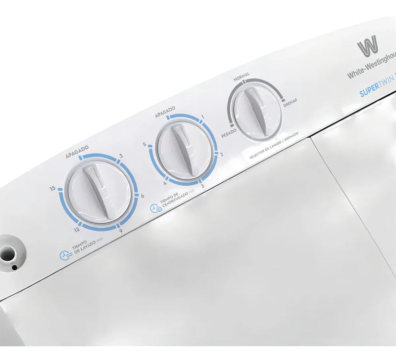 Lavadora 7kg Semiautomática White Westinghouse Wwtb07m6muww Color Blanco