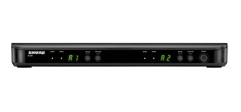 Micrófono Inalámbrico Shure Blx288/pg58-j10 Receptor Doble Color Negro