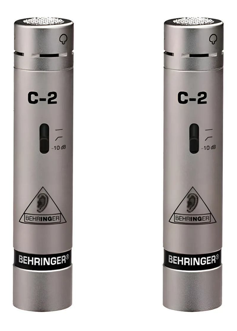 Micrófonos Behringer C-2 Condensador Cardioide color plateadoS