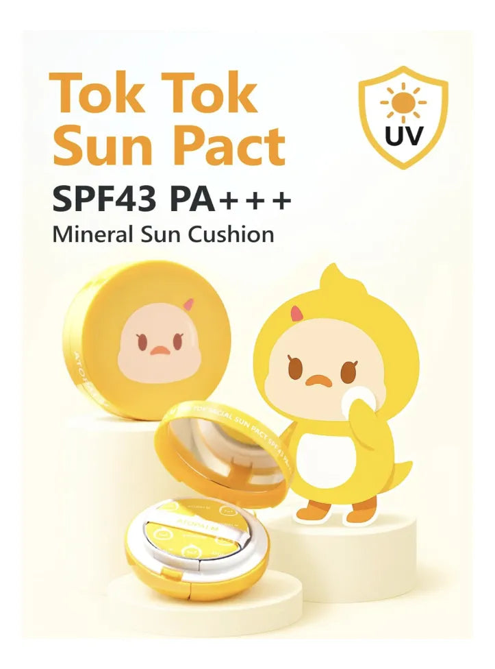 Atopalm Tok Facial Sun Pact 15g Spf43 Pa+++| Protector Solar