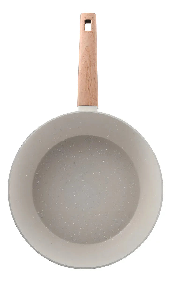 Sarten Hondo 28cm Con Tapa Naturally Bg Color Beige