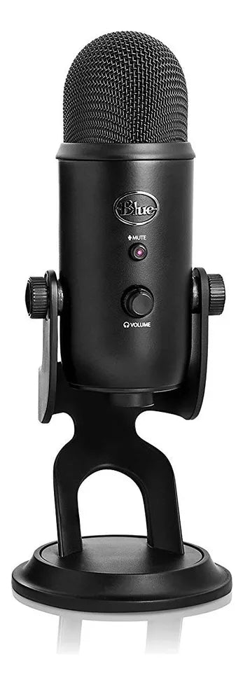 Micrófono Blue Yeti Condensador Omnidireccional color blackoutS