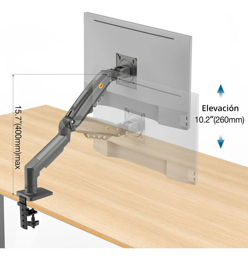 Soporte Monitor North Bayou Nb F80 Ergonomico