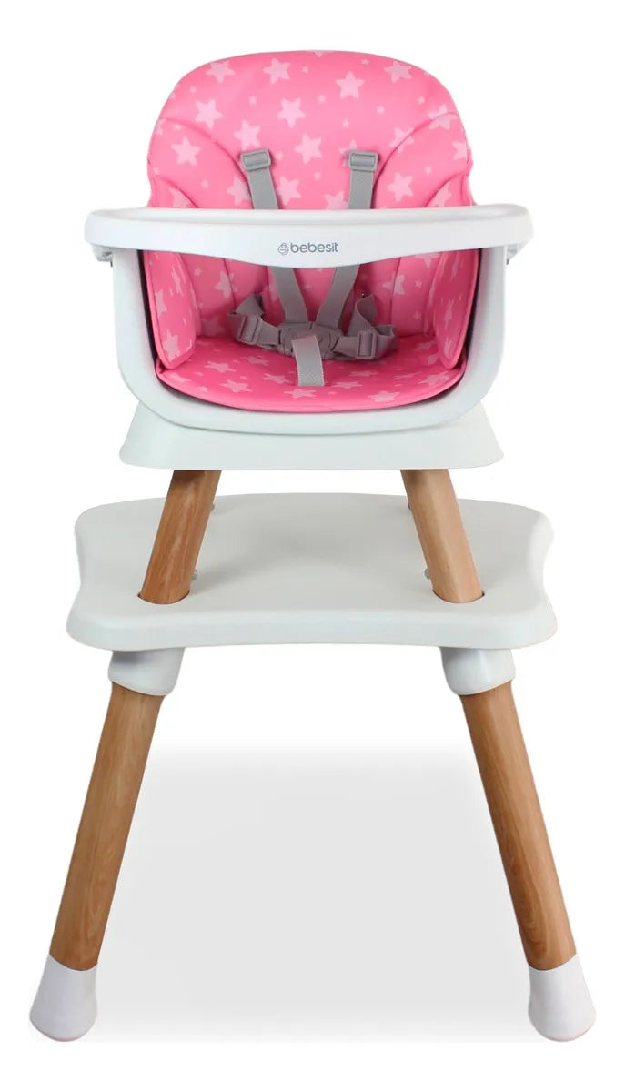 Silla Comedor Bebé Elite Dinner 5 En 1 Bebesit Color Rosa BABY ELITE BEBESIT