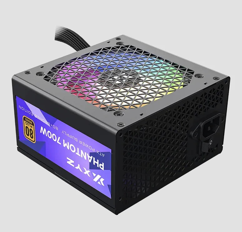 Fuente Poder Xyz Phantom 700w Argb 80+ Bronze Color Negro