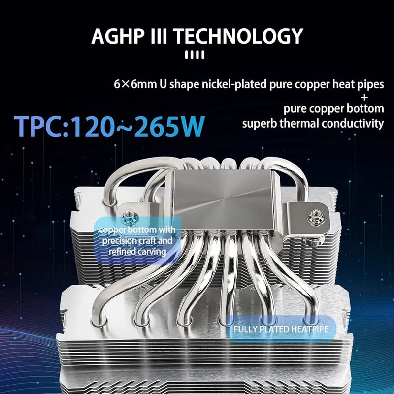 Enfriador De Aire De Cpu Thermalright Peerless Assassin 120 Pa120 Se