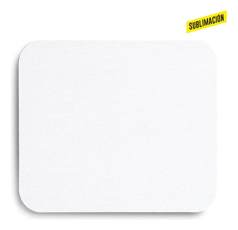 Mouse Pad Vaniat Rectangular Grosor 1,5 Mm Computadores Blanco