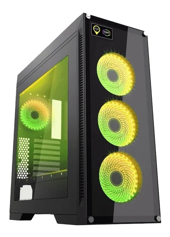 Chasis Gamer Gamemax M911 Rainbow Negro