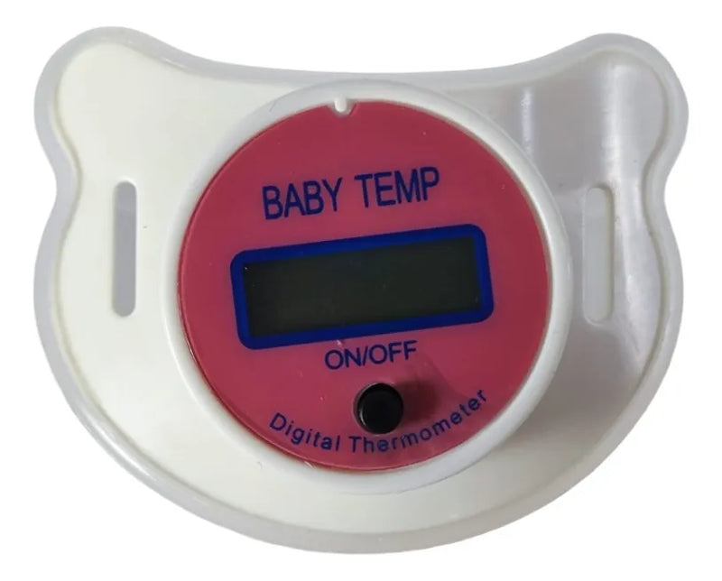 Chupete Infantil Termómetro Electrónico Pantalla Lcd Boca Blanco