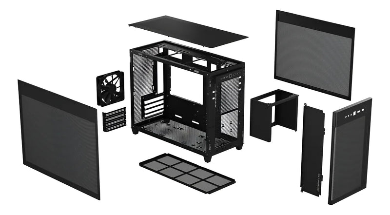 Gabinete Asus Prime Ap201 Usb 3.1 Tipo C Negro Micro Atx