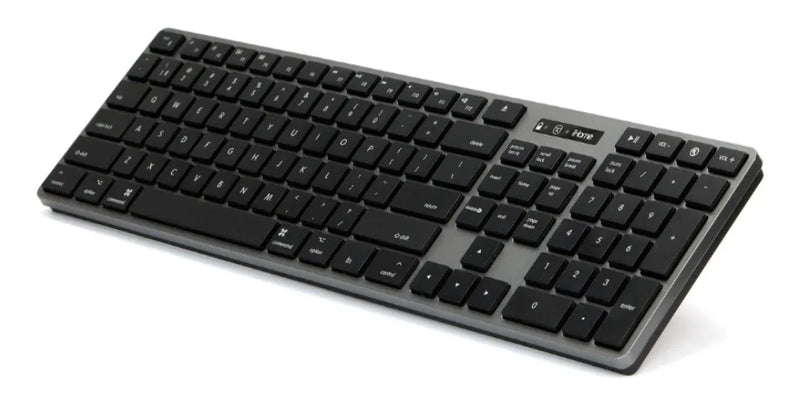 Teclado Bluetooth Ihome Imack | Diseño Elegante | Teclas Mac Teclado Gris/negro