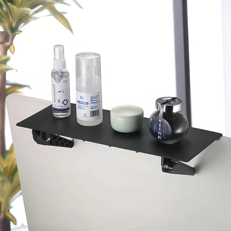 Soporte de estante ajustable para monitor y TV Ikaza, color negro