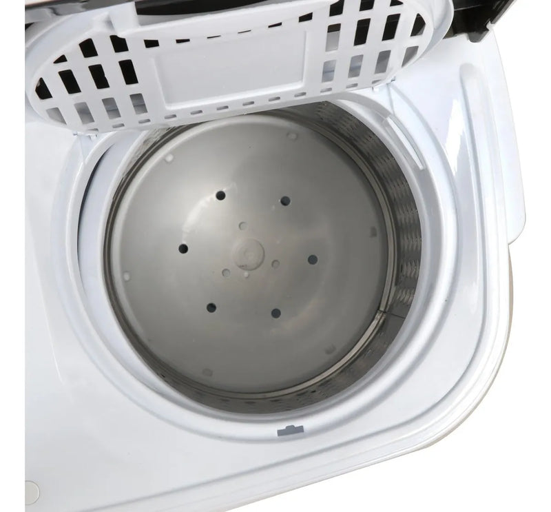 Mini Lavadora Compacta De Carga Superior De Doble Tina