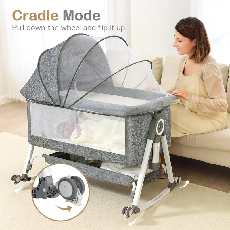 Ohfly Moises De Bebe 4 En 1 Para Recien Nacidos Mecedora D