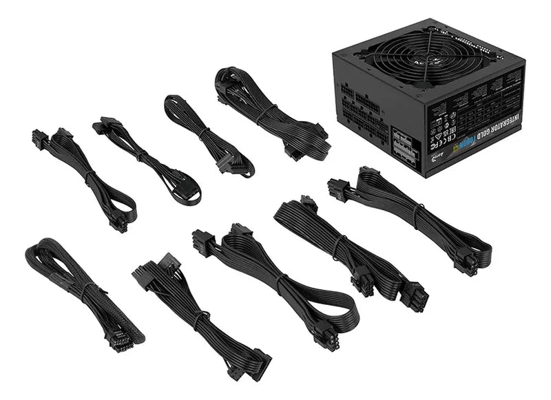 Fuente De Poder Gamer Aerocool Integrator Gold 1000w Negro