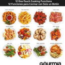 Olla Freidora De Aire Digital Gourmia 6.6 Lts Airfryer Negro