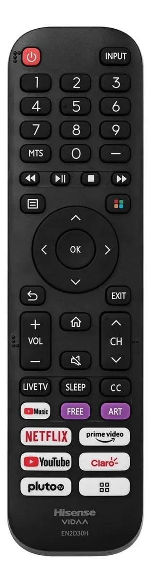 Smart TV de 32" Hisense Series H4HV 32A4HV con pantalla DLED HD