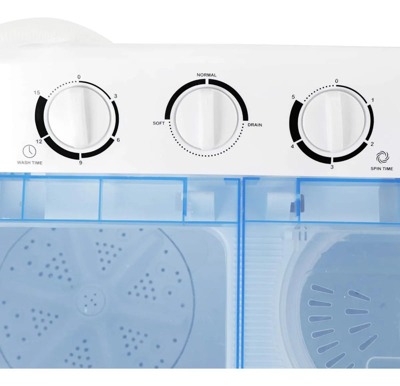 Mini Lavadora Compacta De Carga Superior De 17.6 Libras