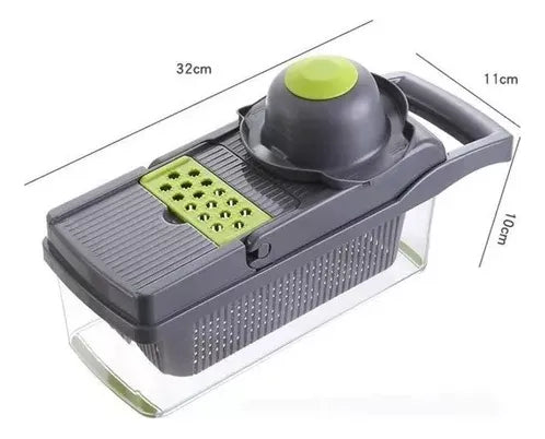 Procesador Picador Cortador Rallador Vegetal Fruta Alimentos Picador Con Recipiente 15 En 1