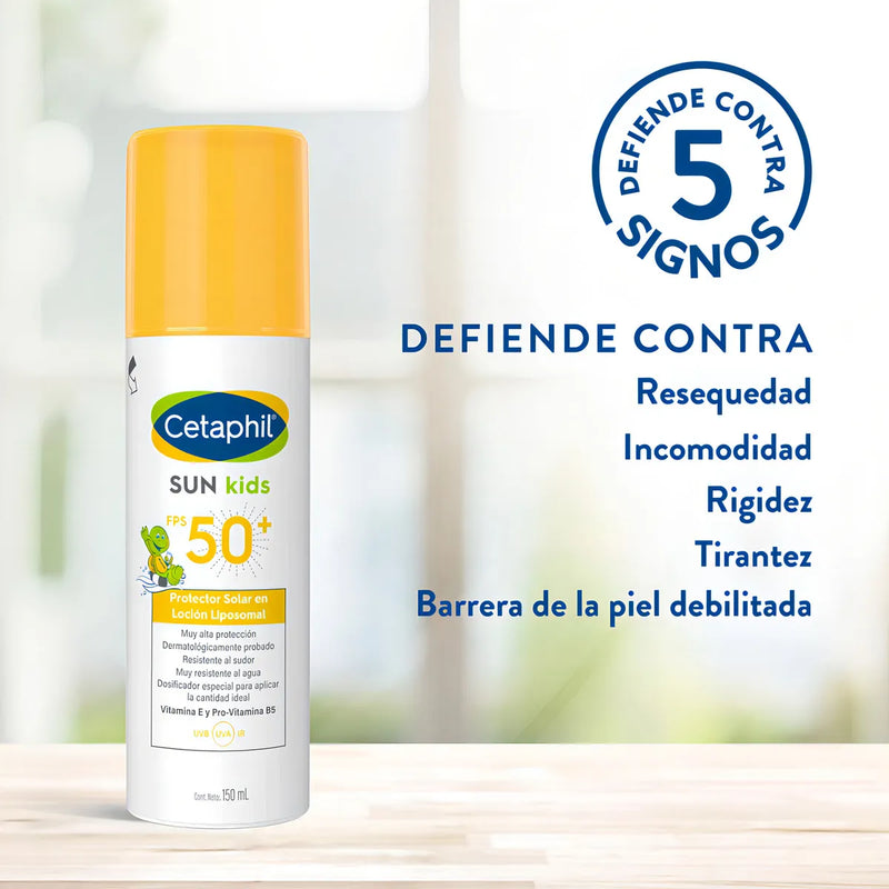 Protector Solar Cetaphil Sun Kids Vitamina E Fps 50 - 150ml