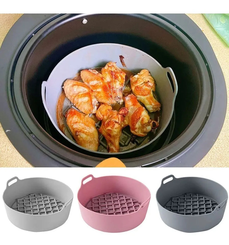 Molde Protector De Silicona Para Airfryer Freidora De Aire Aleatorio