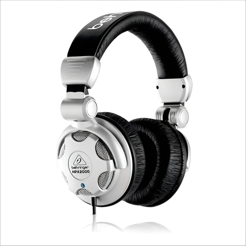 Fone de ouvido over-ear Behringer HPX2000 plateado e negro