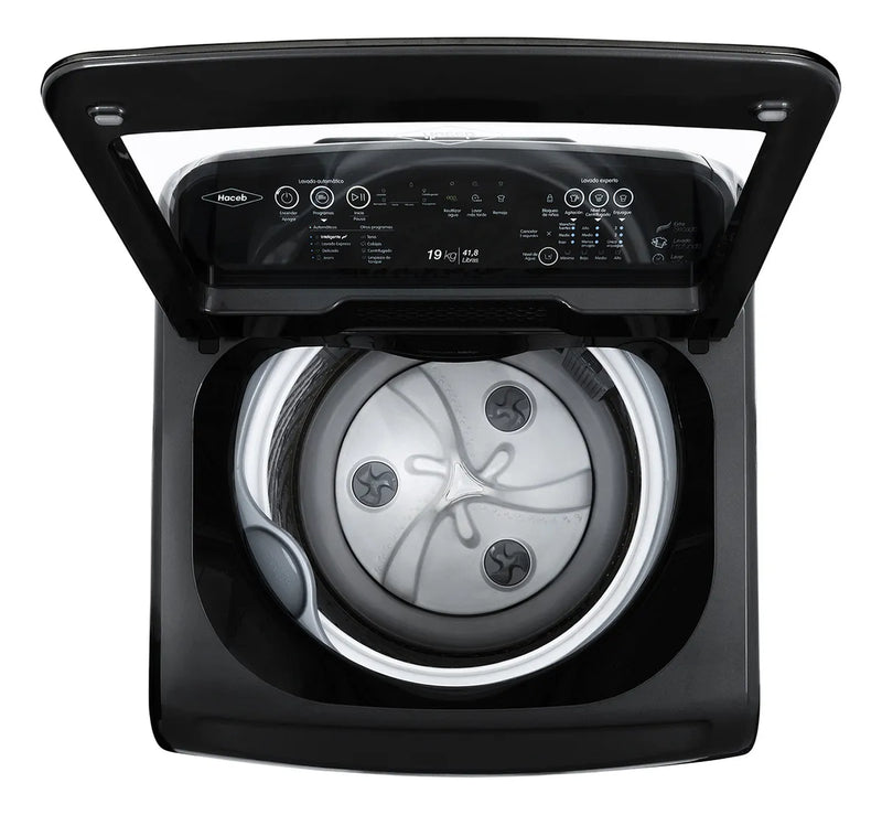 Lavadora Haceb Ivy 19 Kg Carga Superior Negra Lav Ivy 19 Kg Negro