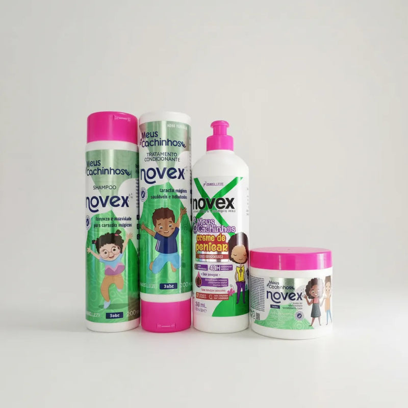 Novex Churcos Crespos Rizos Niñas(os) Shampo+ Acond+ Crema P