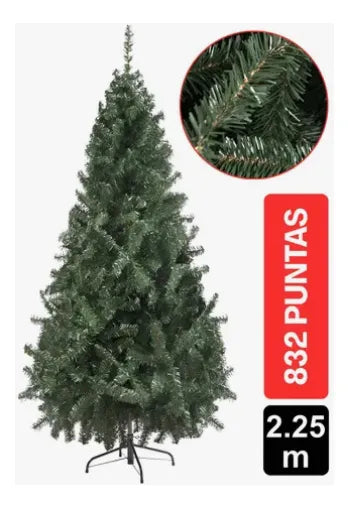 Árbol De Navidad, Pino Roma De 2.25 Mtrs. Verde