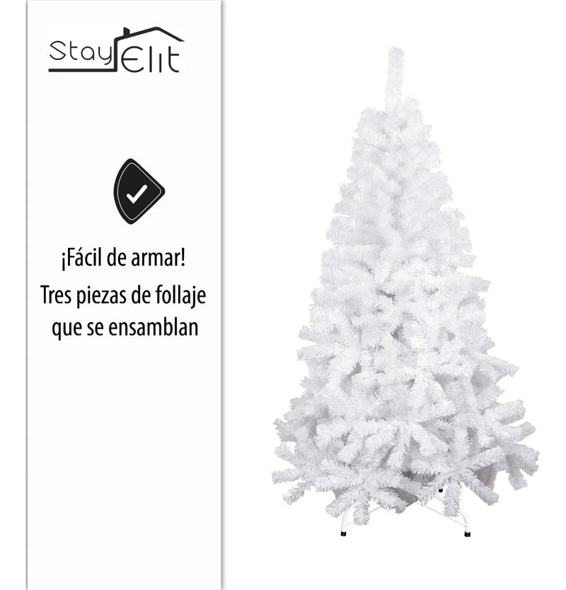 Árbol De Navidad Artificial Blanco 1.70 M Alta Calidad