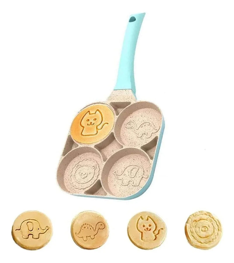 Sarten 4 Puestos Figuras Animales Cocina Panques Hamburguesa Diseño 1