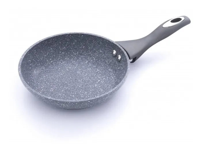 Sarten En Piedra Volcánica De 24 Cm Novum Color Gris