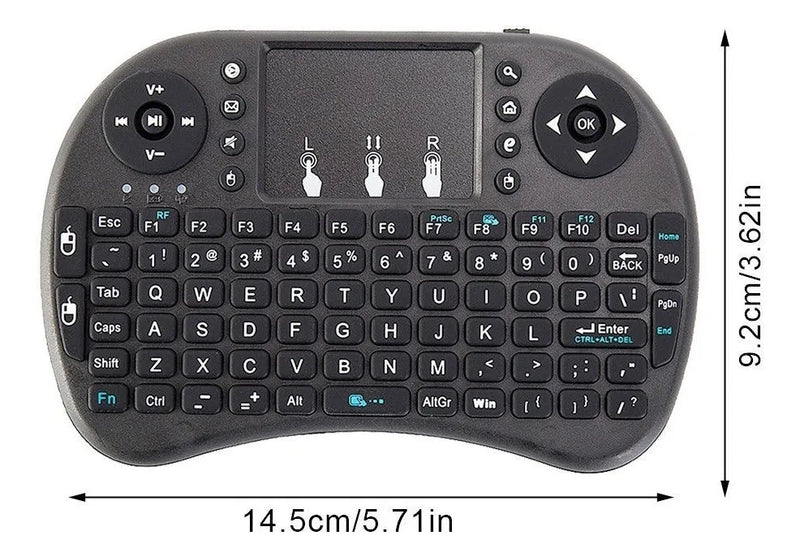 Mini Teclado Inalámbrico Smart, Retroiluminado, Recargable