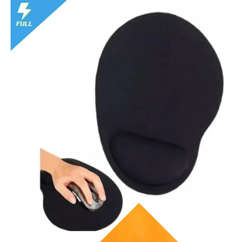 Mouse Pad Soporte Para Muñeca Mano Tech 01-negro