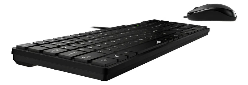 Kit Teclado Y Mouse Genius Slimstar C126 Usb Español Color Del Teclado Negro